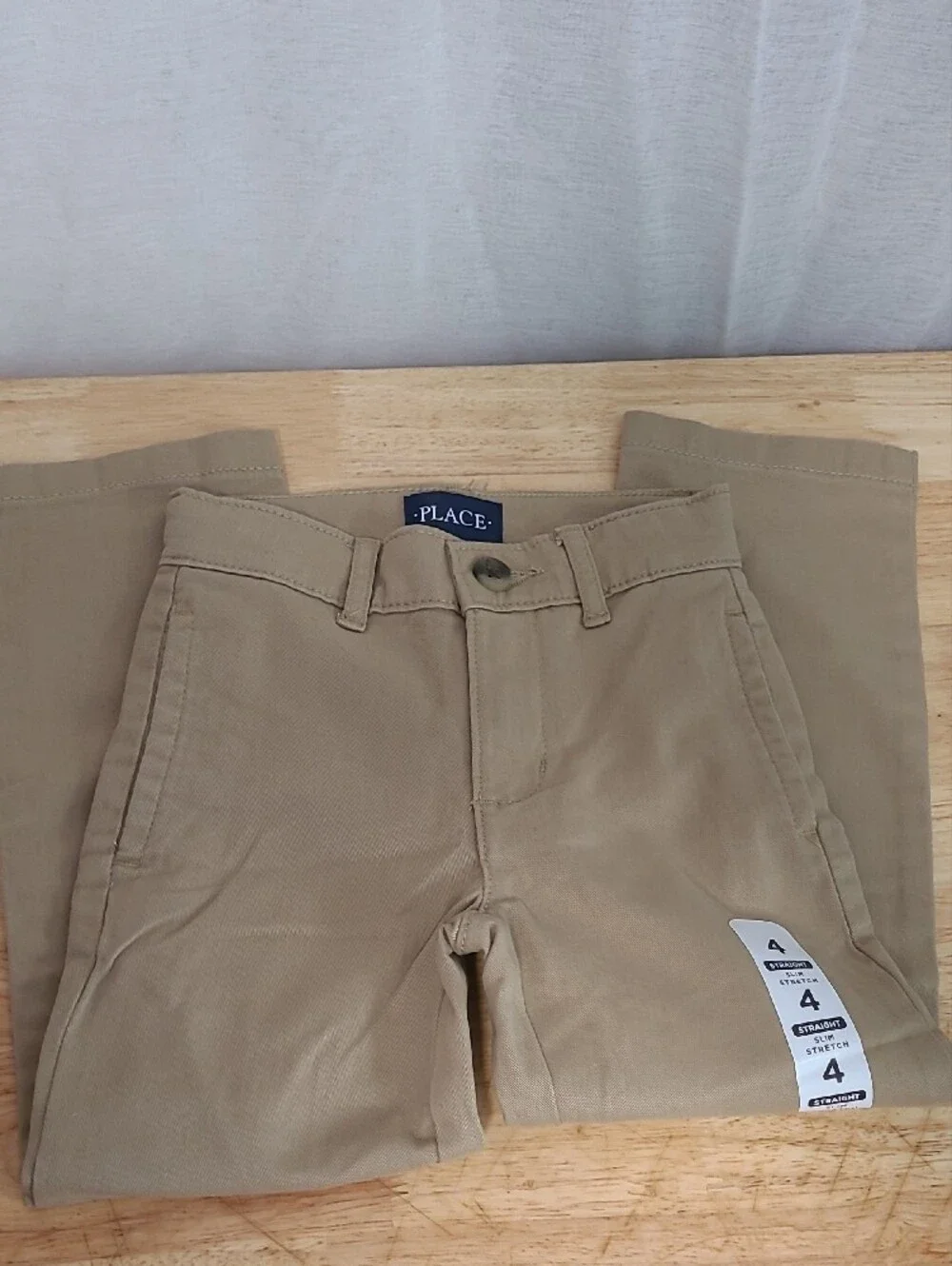 The Children's Place Girls' Khaki Straight Pants - Bundle Of 2